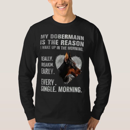 Doberman Pinscher 570 Tシャツ (正面)