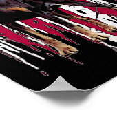 Doberman Pinscher American Flag Usa Awesome ポスター (角)