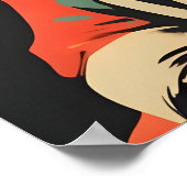 Doberman Pinscher Astronaut Poster, Doberman ポスター (角)