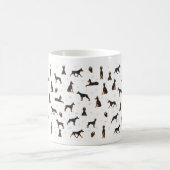 Doberman Pinscher dog コーヒーマグカップ (中央)