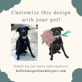 Doberman Pinscher Dog Puppy Topiary Watercolor カード