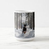 Doberman Pinscher Elegant Coffee Mug コーヒーマグカップ (中央)