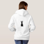 Doberman Pinscher Elegant Hoodie パーカ (裏面フル)