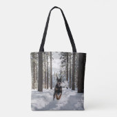 Doberman Pinscher Elegant Tote Bag トートバッグ (裏面)