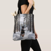 Doberman Pinscher Elegant Tote Bag トートバッグ (クローズアップ)