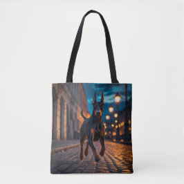 Doberman Pinscher Elegant Tote Bag トートバッグ