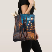 Doberman Pinscher Elegant Tote Bag トートバッグ (クローズアップ)