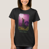 Doberman Pinscher Fantasy Orchids Dog Art  Tシャツ (正面)