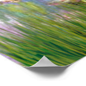 Doberman Pinscher (red) - Lilies 2 ポスター (角)