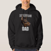 Doberman Pinscher Tee Best Doberman Dad Ever  Dog パーカ (正面)