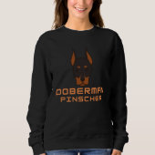 Doberman Represent Doberman スウェットシャツ (正面)