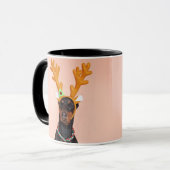 Doberman with Horns of a Deer マグカップ (正面左)