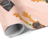 Doberman with Horns of a Deer ラッピングペーパー (ロールコーナー)