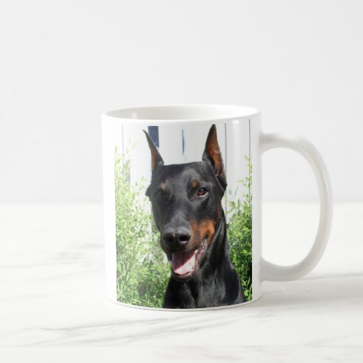 Dobermann コーヒーマグカップ (右)