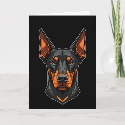 Dobermann Vibes – Für alle mit ’nem Dobie カード (正面)