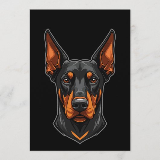 Dobermann Vibes – Für alle mit ’nem Dobie 招待状 (正面)