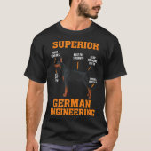Dobermans Superior German Engineering Tシャツ (正面)