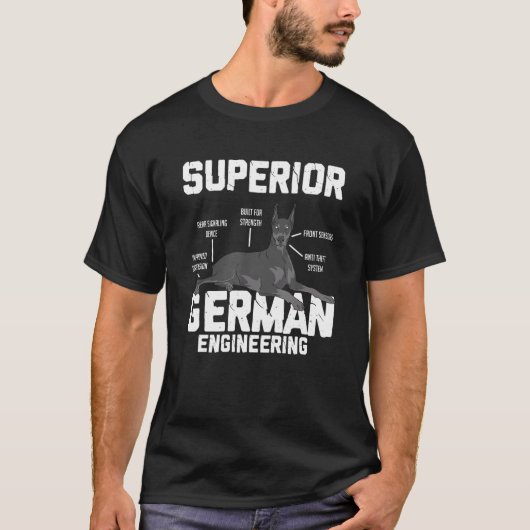 Dobermans Superior German Engineering Tシャツ (正面)