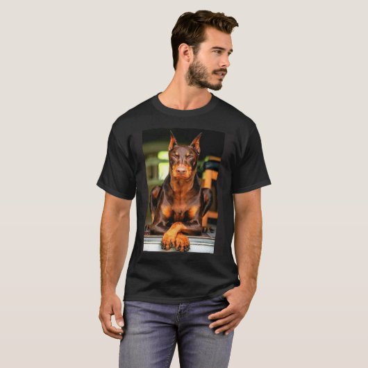 DobermanT-Shirt Tシャツ (正面フル)
