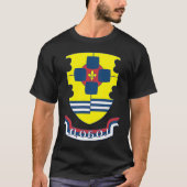 Doboj Grb Republika Srpska RS Srpska Zastava Trobo Tシャツ (正面)
