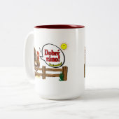 Dobréのráno! チェコのおはよう! ツートーンマグカップ (正面左)