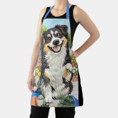 DOBRO Australian Shepherd  All-Over Print Apron エプロン (インサイチュ)