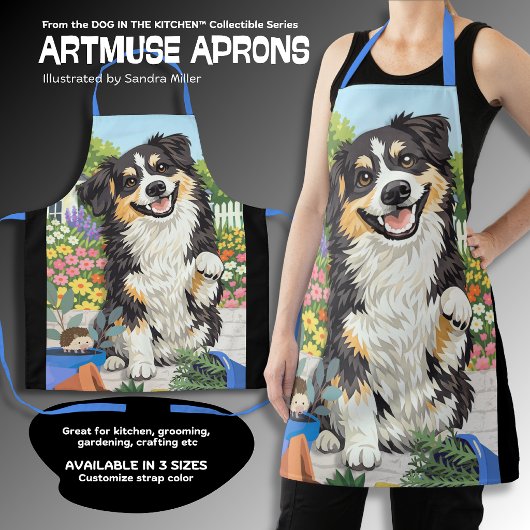 DOBRO Australian Shepherd  All-Over Print Apron エプロン