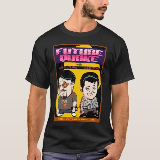 DOCおよびトムの漫画の暗闇のワイシャツ Tシャツ (正面)