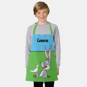 DOCは何なの?™バグBUNNY™うさぎ穴 エプロン (着用した状態)