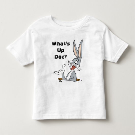 DOCは何なの?™バグBUNNY™うさぎ穴 トドラーTシャツ (正面)