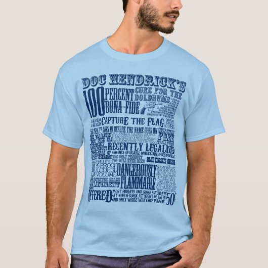 DOCヘンドリック(青い) Tシャツ (正面)