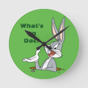 DOC?™バグBUNNY™うさぎの穴 ラウンド壁時計