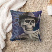 Doc Bones IS Sassy!、カウボーイスケルトン クッション (ブランケット)