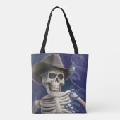 Doc Bones IS Sassy!、カウボーイスケルトン トートバッグ (裏面)