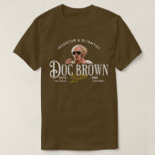 Doc Brown Labs Inventor Scientist Est 1985 Tシャツ (デザイン正面)