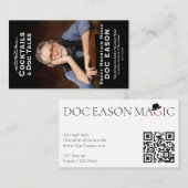 Doc Eason, Magician Business Card 名刺 (正面/裏面)