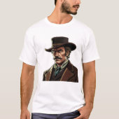Doc Holliday: Sharp Gaze & Legend Tシャツ (正面)