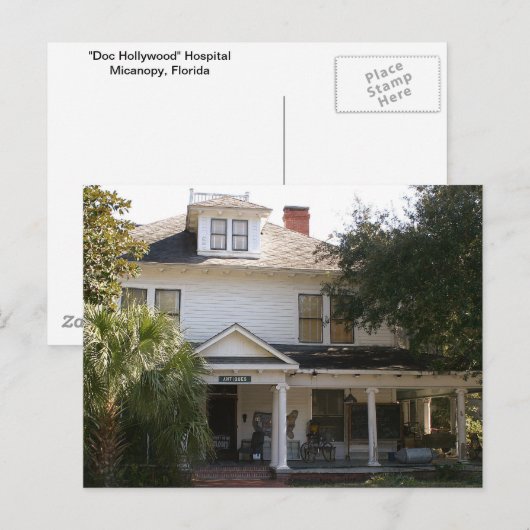 「Doc Hollywood」病院所在地 ポストカード (正面/裏面)