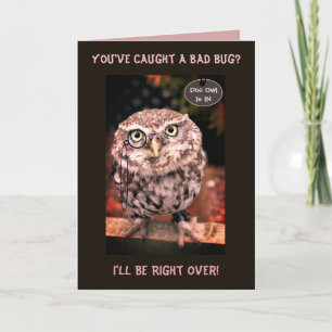 Doc OwlのGet Well Card カード
