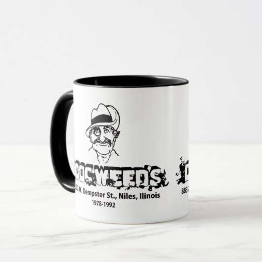 Doc Weed's Restaurant, Niles, IL マグカップ (正面左)
