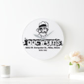 Doc Weed's Restaurant, Niles, IL ラージ壁時計 (ホーム)