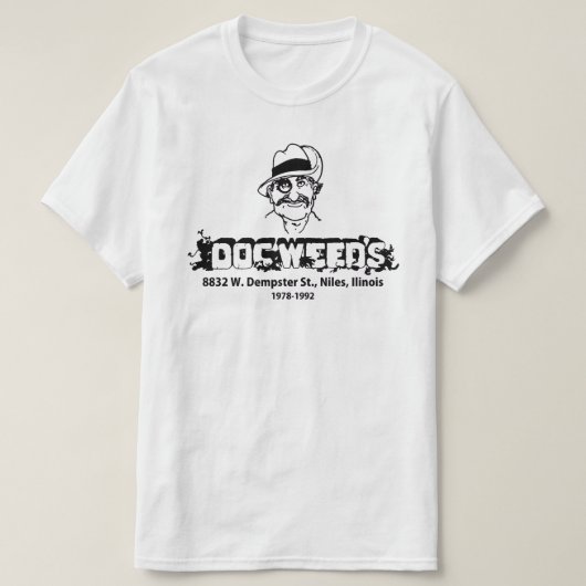Doc Weed's Restaurant, Niles, IL Tシャツ (デザイン正面)
