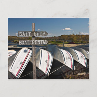 Docked Boats Postcard ポストカード