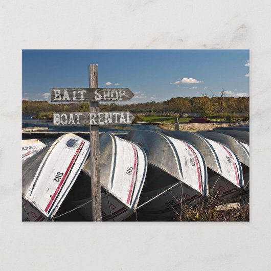 Docked Boats Postcard ポストカード (正面)