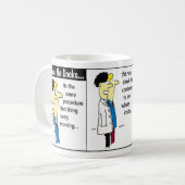 Docker Shipping Container Cartoonユーモア コーヒーマグカップ (正面左)
