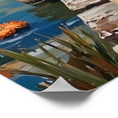 Docksideジレンマ:サスカッチとエルク ポスター (角)