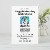 Doctor Appreciation Happy Doctors Day Celebration 招待状 (スタンド正面)