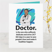 Doctor Appreciation Quote カード (黄色い花)