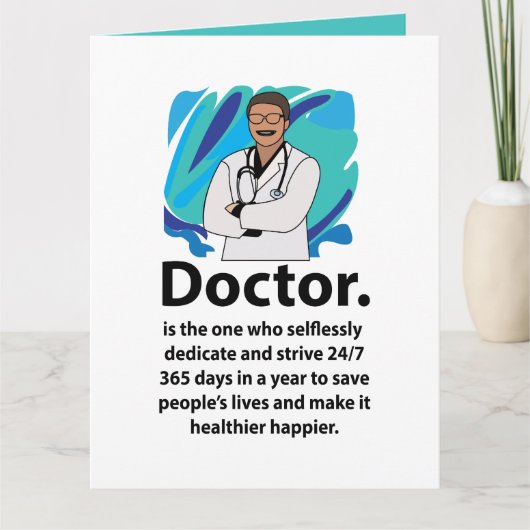 Doctor Appreciation Quote カード (正面)
