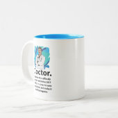 Doctor Appreciation Quote ツートーンマグカップ (正面左)